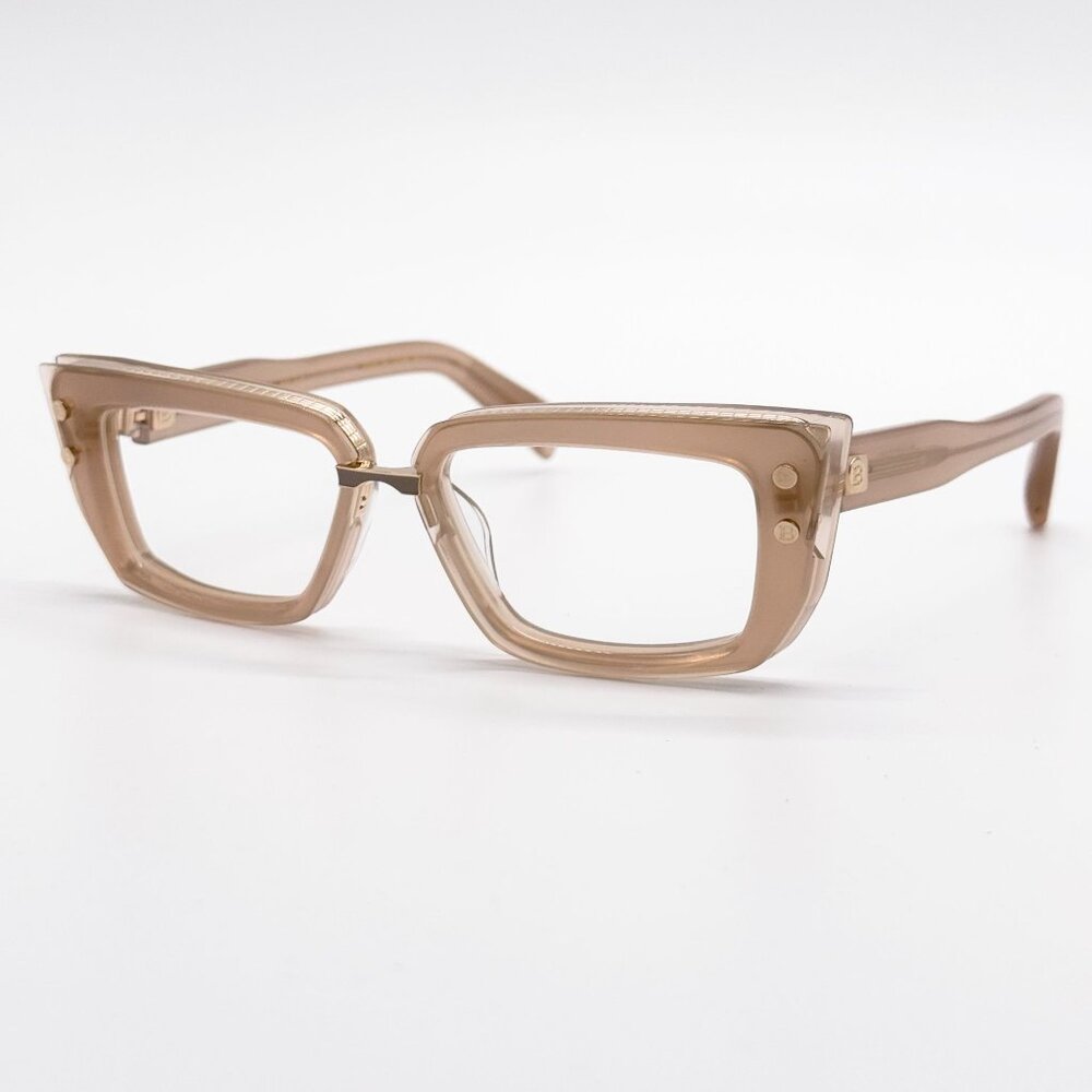 NEW BALMAIN EYEGLASSES BPX-134C CAT EYE NUDE WOMEN EYEWEAR